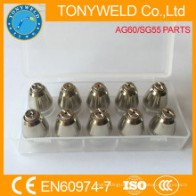 AG60 SG55 gas cutting nozzle plasma cutting tip